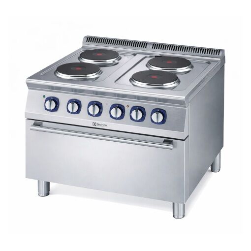 Electrolux Elspis, fristående, med Elugn, golvmodell, 4 runda plattor E7ECEH4RE0