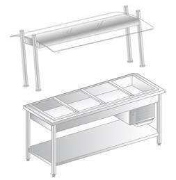 Kylbuffe, ink. Överhylla DM- 94581-4-O, Självbetjäning