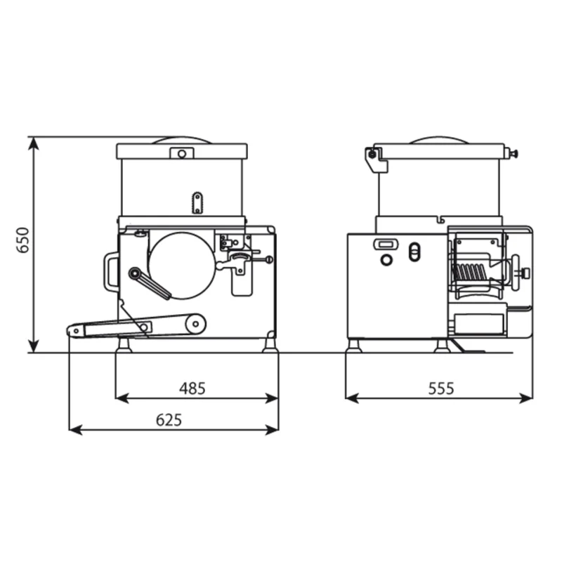 La Minerva automatisk hamburgerpress C/E 653 - Bild 4